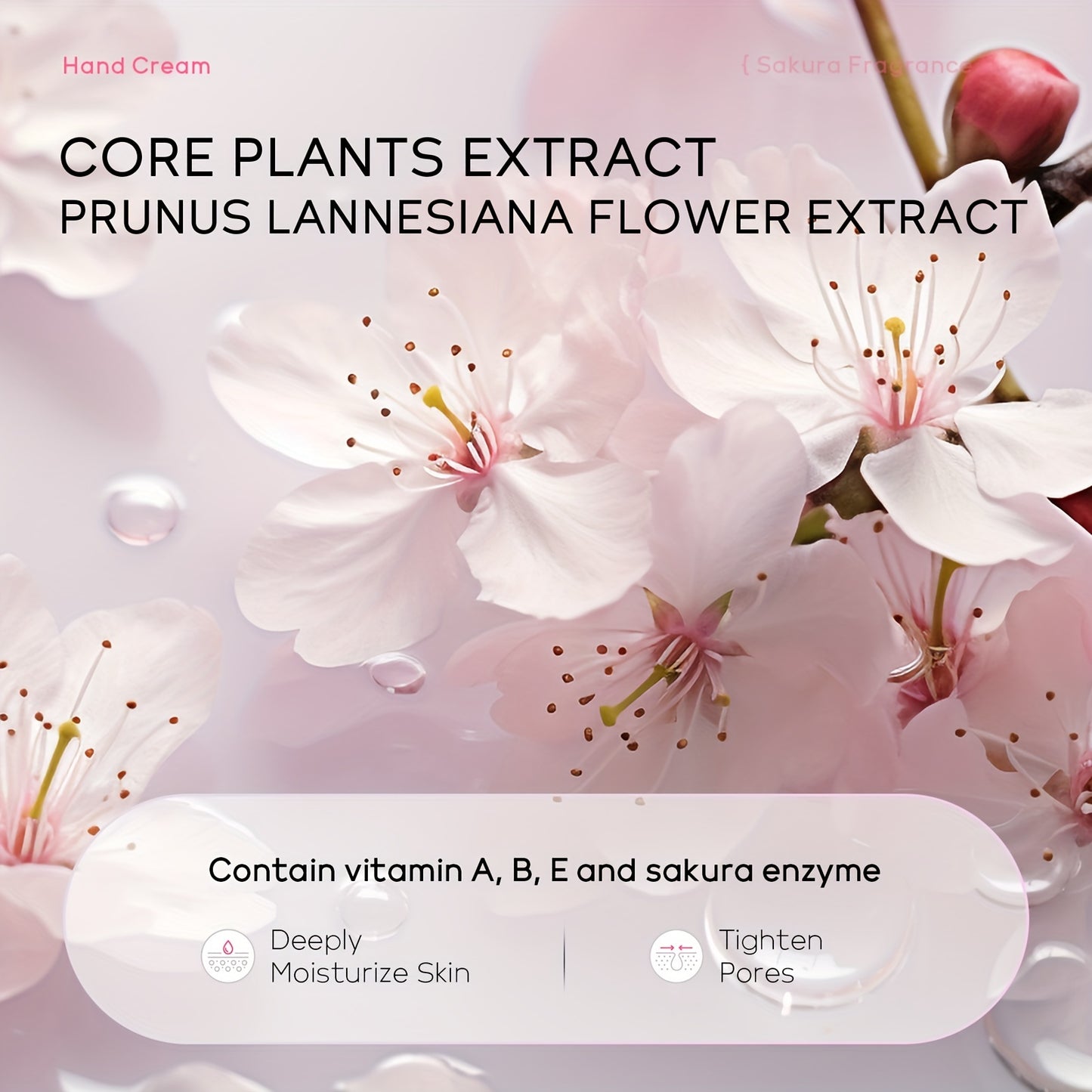 Sakura Nourishing Hand Cream – Intensive Feuchtigkeit für gepflegte Hände