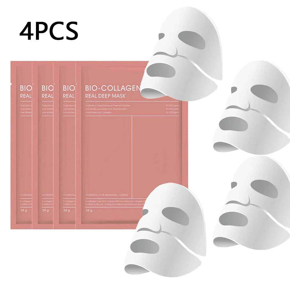 Bio-Collagen Hydrogel Maske – Intensiv Feuchtigkeit & Glow | Straffende Soft-Gel Maske für glatte, frische Haut