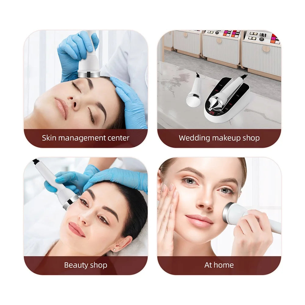 Ultraschall Hautpflege Schönheit Maschine Hochfrequenz Gesicht Auge Massagegerät Facelifting Gesichts Sauber SPA Ultraschall Schönheit Gerät
