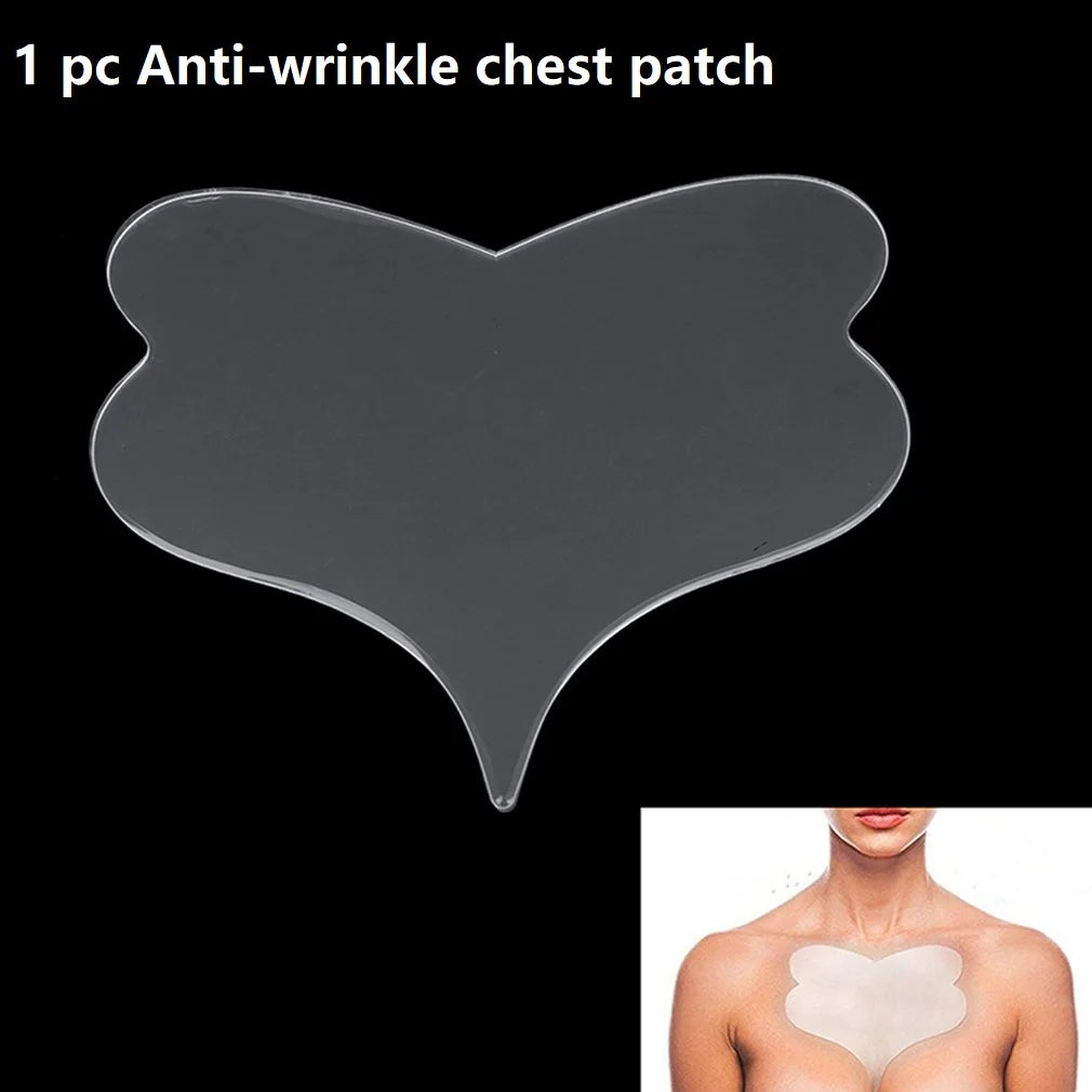 Glatte, faltenfreie Haut über Nacht – Wiederverwendbare Silikonpads für Gesicht, Stirn, Hals & Augen!