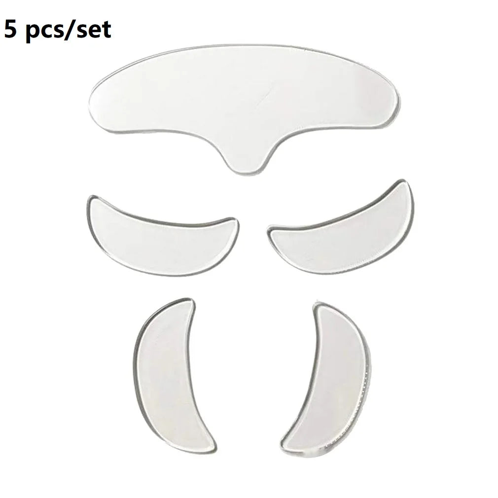 Glatte, faltenfreie Haut über Nacht – Wiederverwendbare Silikonpads für Gesicht, Stirn, Hals & Augen!