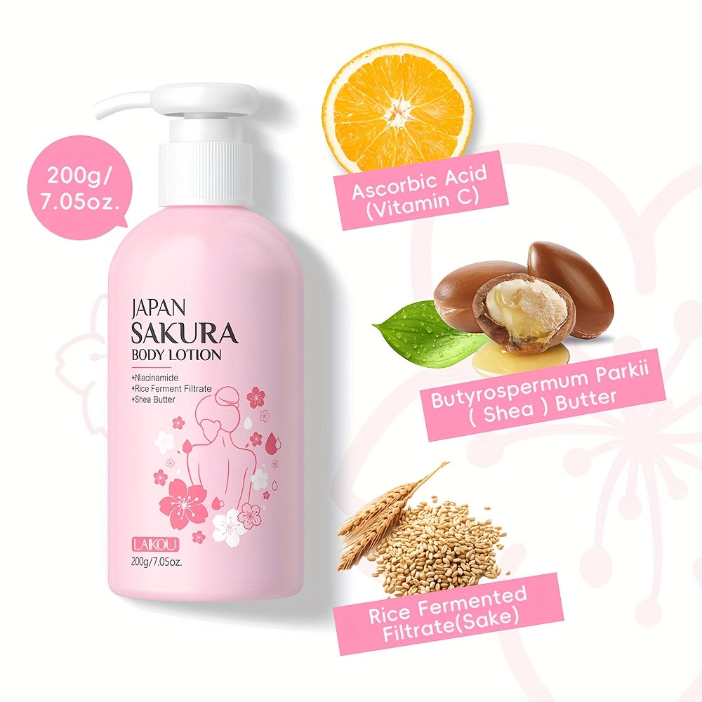 Sakura Körperlotion – Sanfte Pflege mit Kirschblüten-Duft