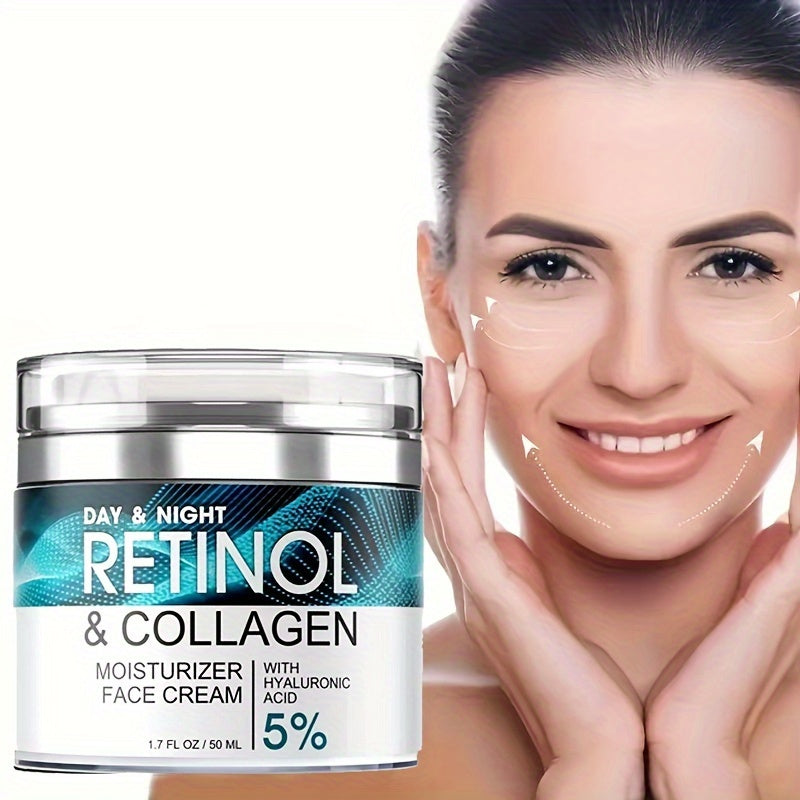 Retinol Feuchtigkeitscreme – Anti-Aging Pflege mit Kollagen & Hyaluronsäure