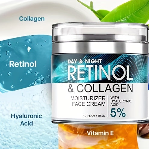 Retinol Feuchtigkeitscreme – Anti-Aging Pflege mit Kollagen & Hyaluronsäure