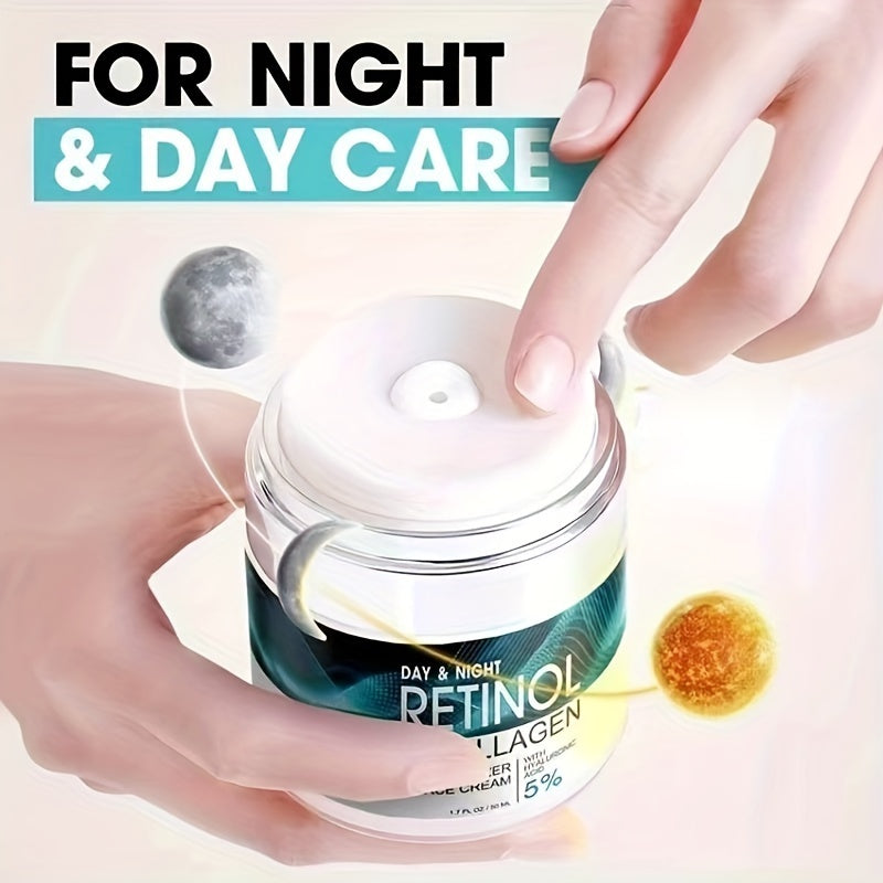 Retinol Feuchtigkeitscreme – Anti-Aging Pflege mit Kollagen & Hyaluronsäure