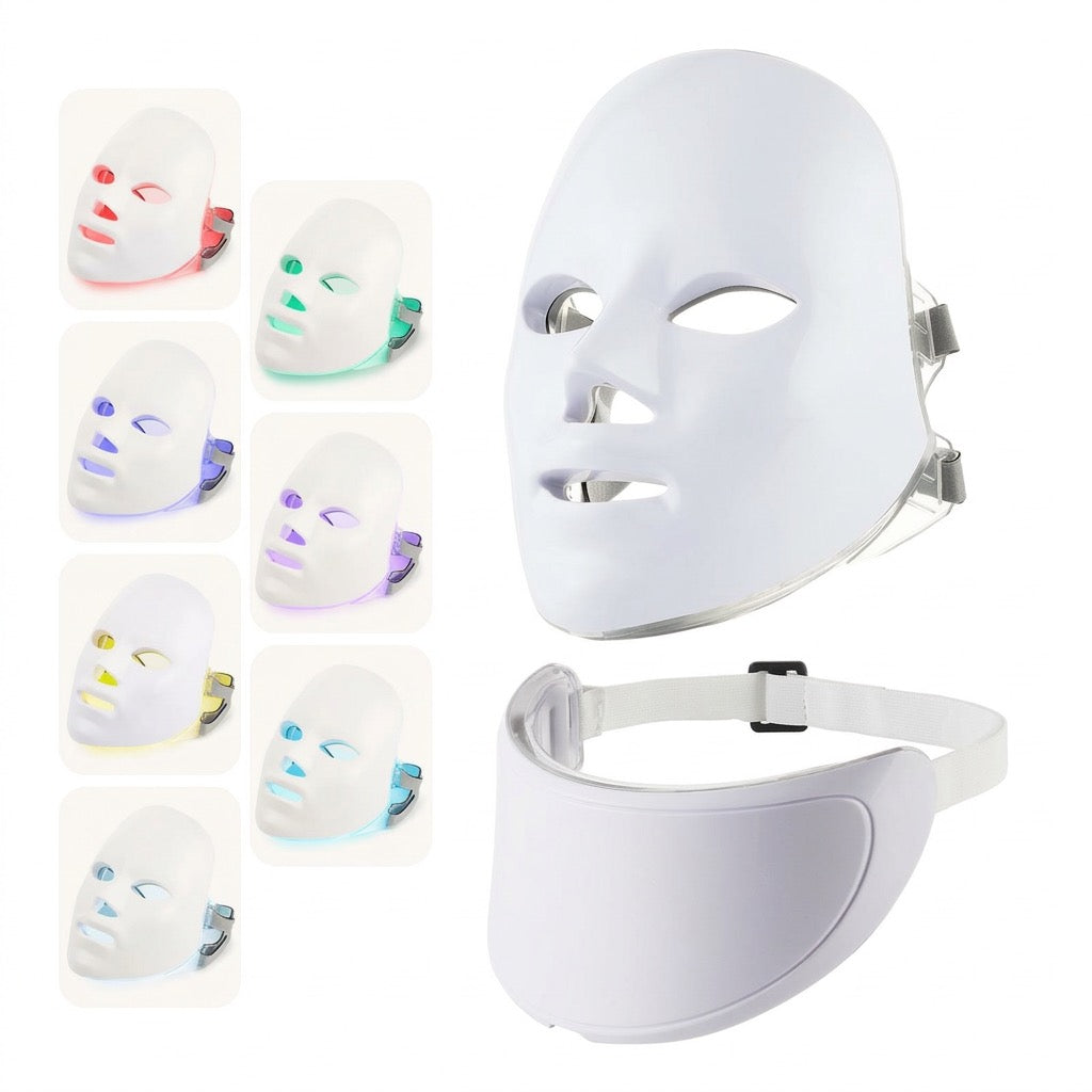 LED Lichttherapie Maske – Minimalistische Beauty-Routine für Gesicht & Hals