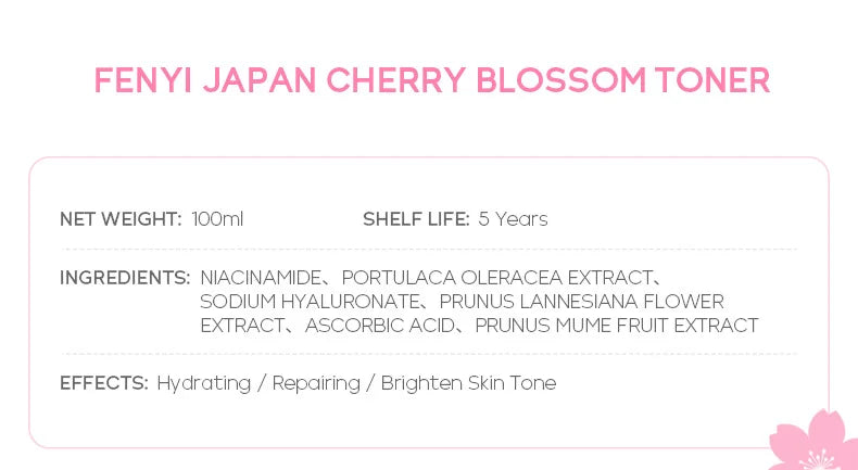 Sakura Hydrating Toner – Feuchtigkeit & frisches Hautgefühl
