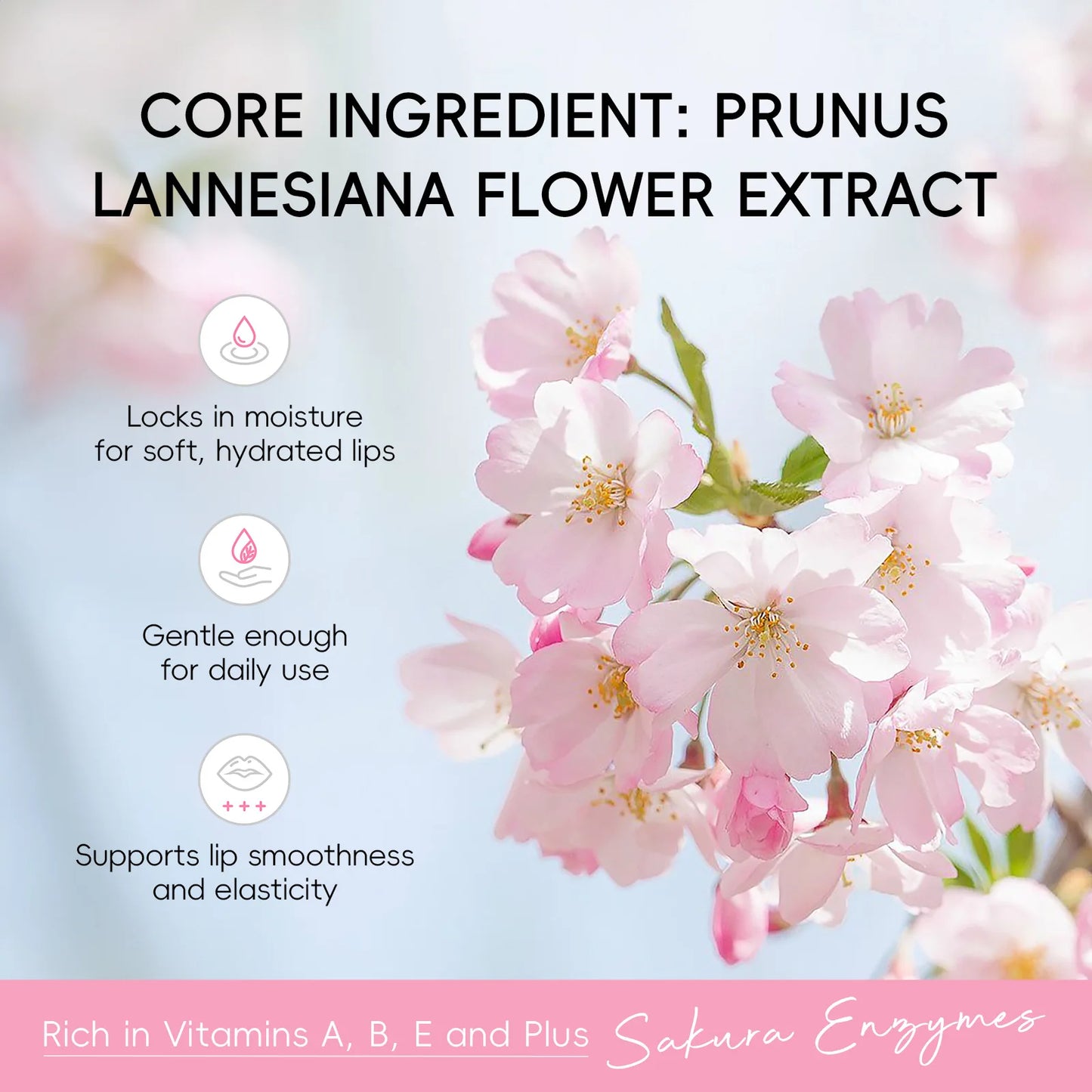 Sakura Lip Balm – Pflegender Glanz für geschmeidige Lippen