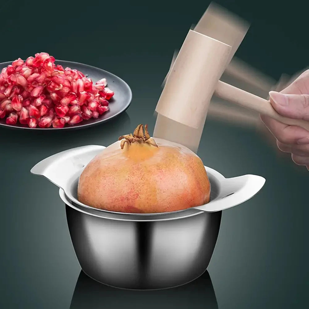 Die ultimative Granatapfel-Peeling-Revolution – Edelstahl-Entkerner für schnelle & mühelose Küche