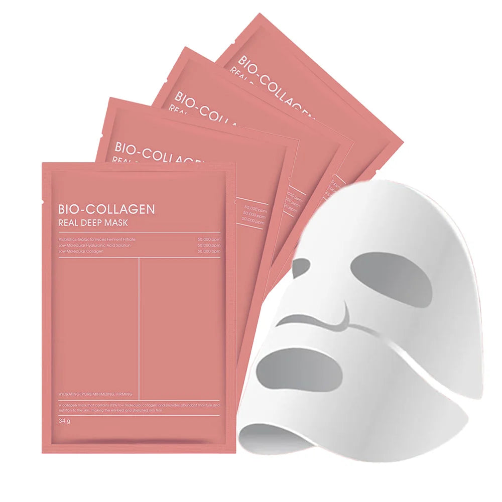 Bio-Collagen Hydrogel Maske – Intensiv Feuchtigkeit & Glow | Straffende Soft-Gel Maske für glatte, frische Haut
