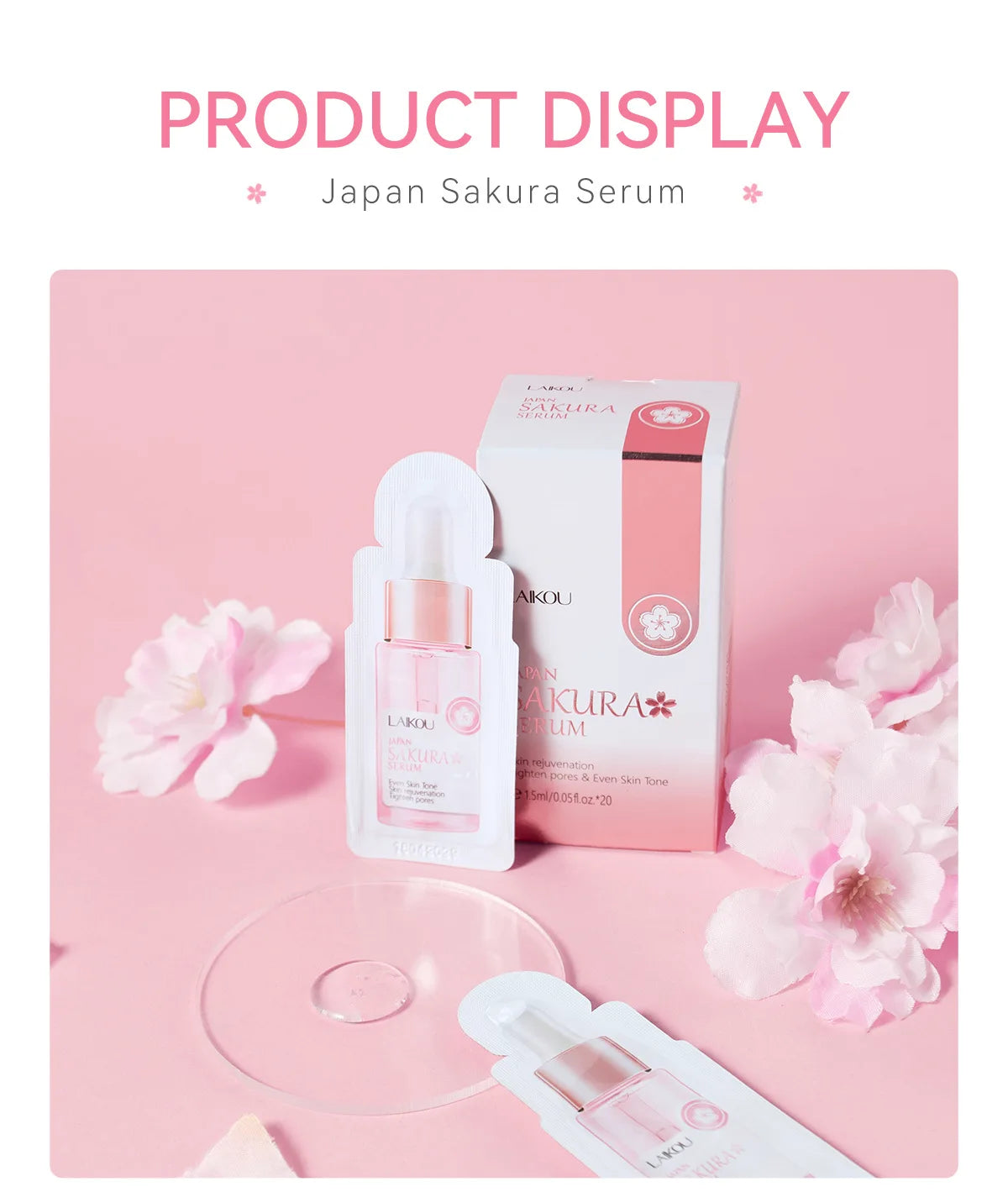 Sakura Brightening Serum – Leichte Pflege für einen frischen Glow
