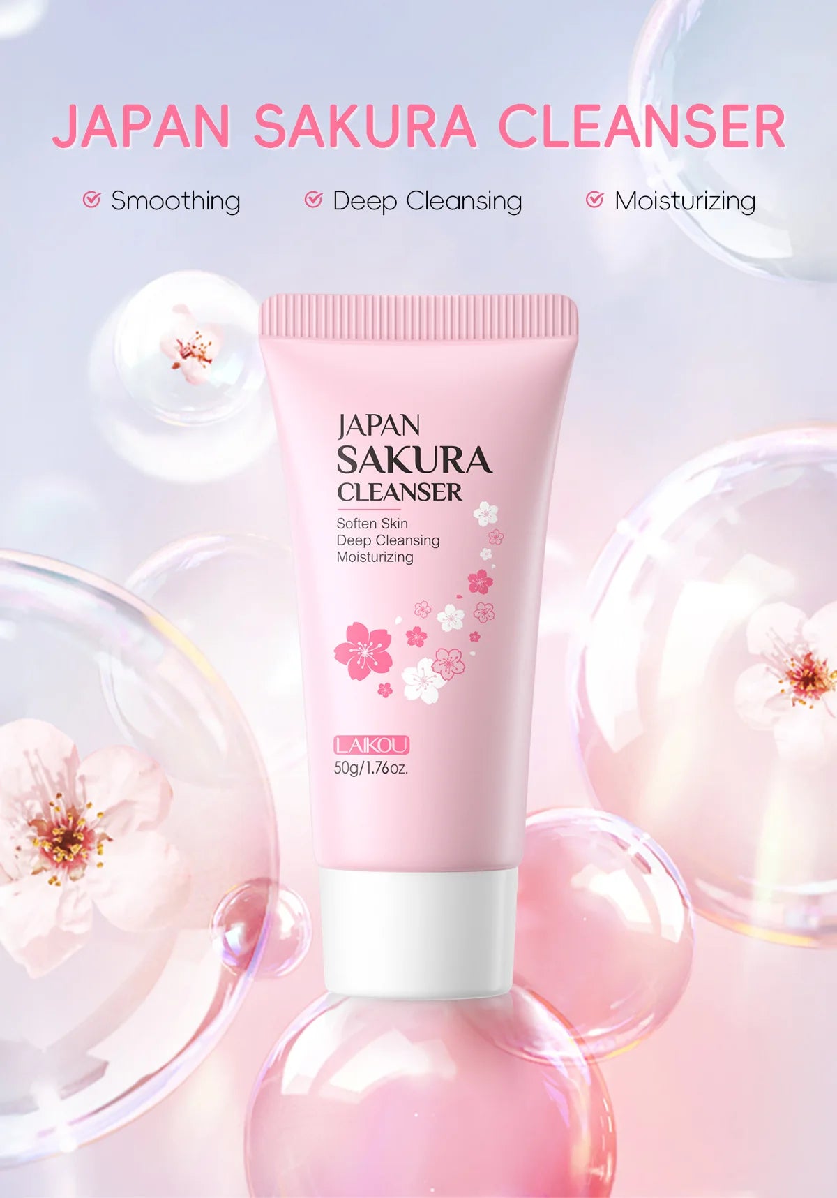 Sakura Gentle Cleanser – Sanfte Reinigung für ein frisches Hautgefühl