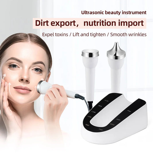Ultraschall Hautpflege Schönheit Maschine Hochfrequenz Gesicht Auge Massagegerät Facelifting Gesichts Sauber SPA Ultraschall Schönheit Gerät