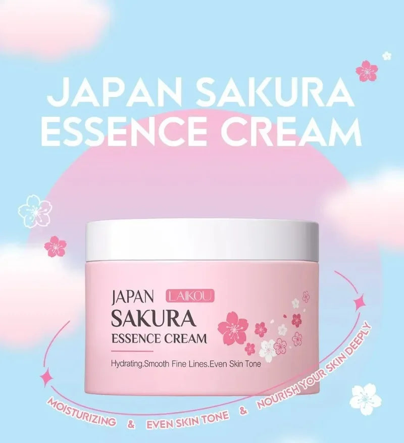 Sakura Face Cream – Leichte Feuchtigkeitspflege mit Kirschblüten-Extrakt