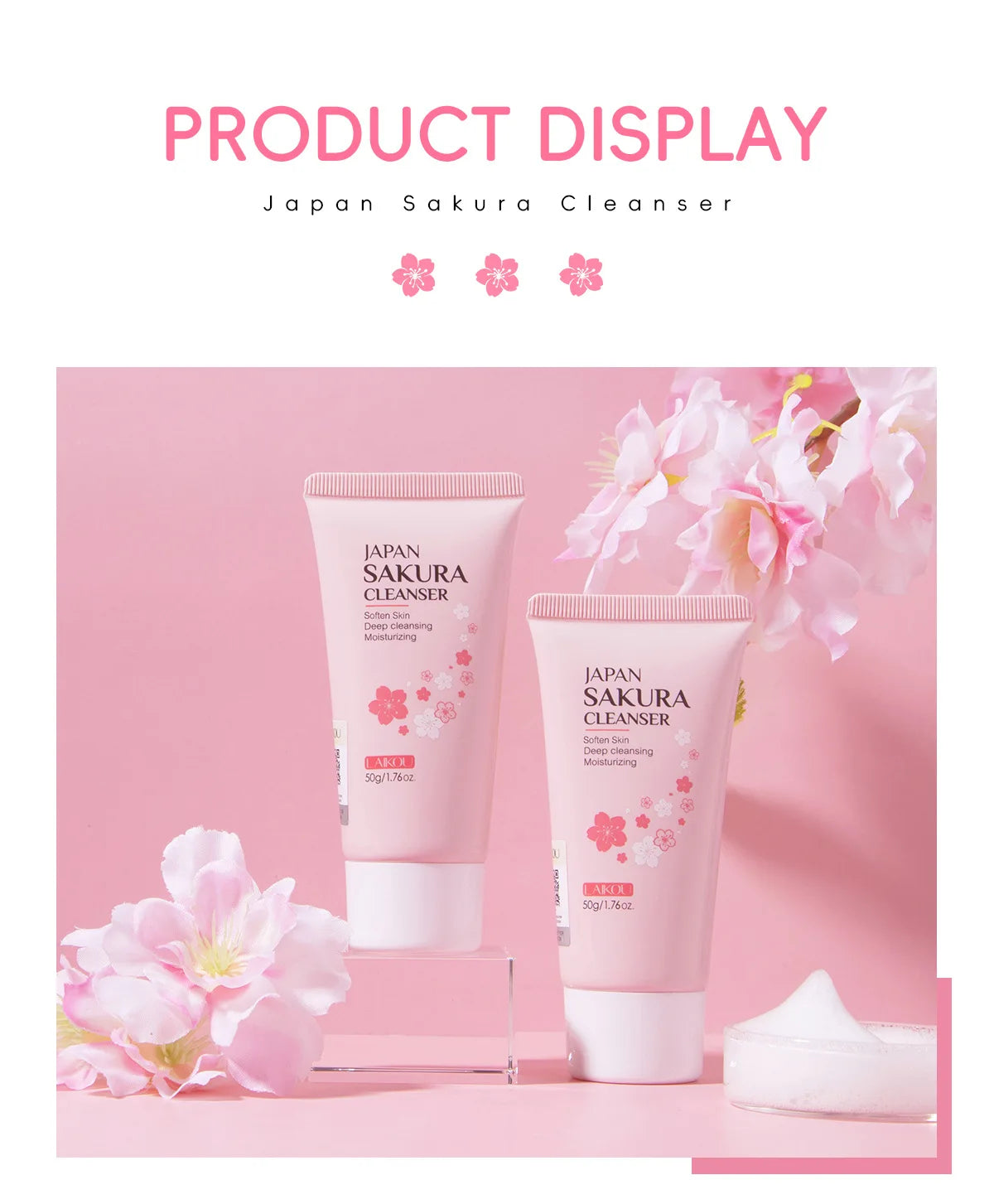 Sakura Gentle Cleanser – Sanfte Reinigung für ein frisches Hautgefühl