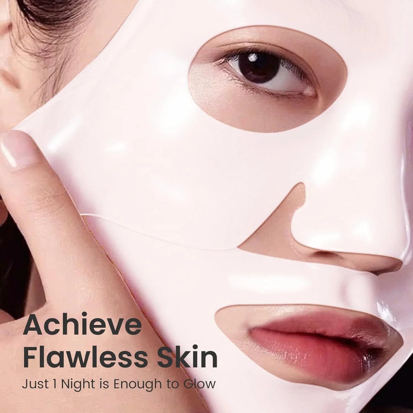 Bio-Collagen Hydrogel Maske – Intensiv Feuchtigkeit & Glow | Straffende Soft-Gel Maske für glatte, frische Haut