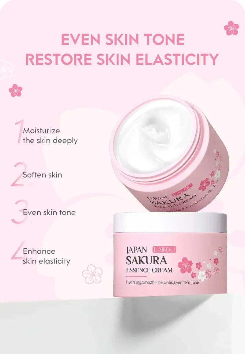 Sakura Face Cream – Leichte Feuchtigkeitspflege mit Kirschblüten-Extrakt