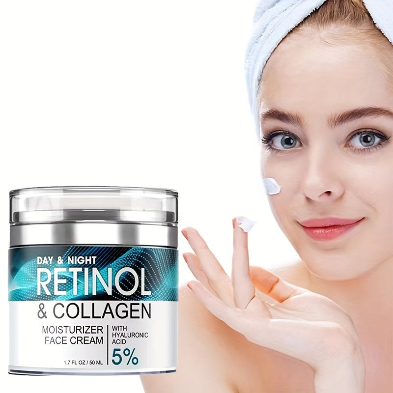 Retinol Feuchtigkeitscreme – Anti-Aging Pflege mit Kollagen & Hyaluronsäure