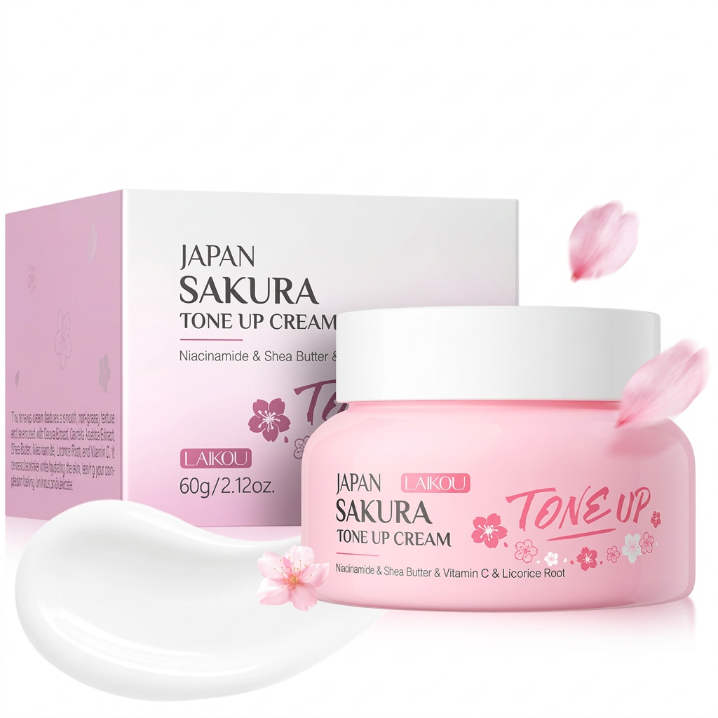 Sakura Glow Tone-Up Cream - Studio Shot