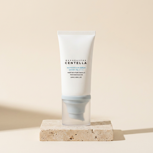 susmund Centella Sun Cream SPF 50+ – Premium Studioaufnahme, K-Beauty Routine Schritt 2