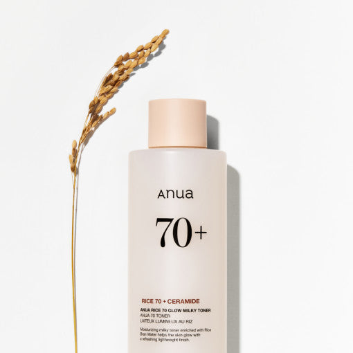 Anua Rice 70 Milky Toner texture – lightweight, non-sticky milky hydration