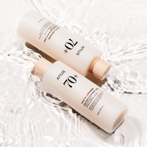 Anua Rice 70 Glow Milky Toner packaging – authentic Anua, made in Korea