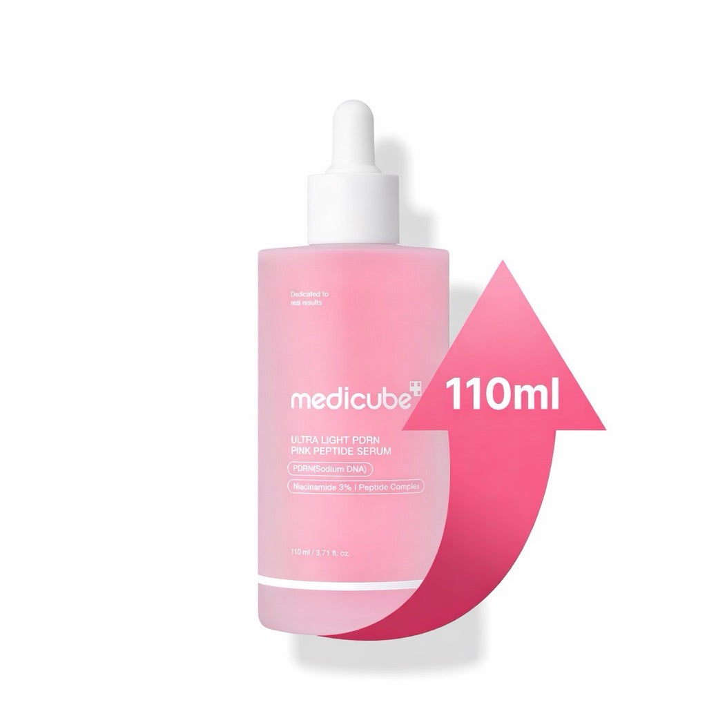 medicube Ultra Light PDRN Pink Peptide Serum 110ml – official product packshot